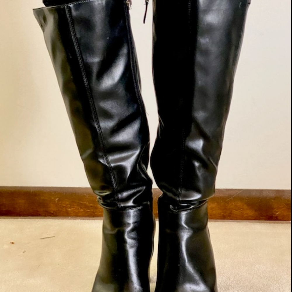 Nine West Black Knee high boots